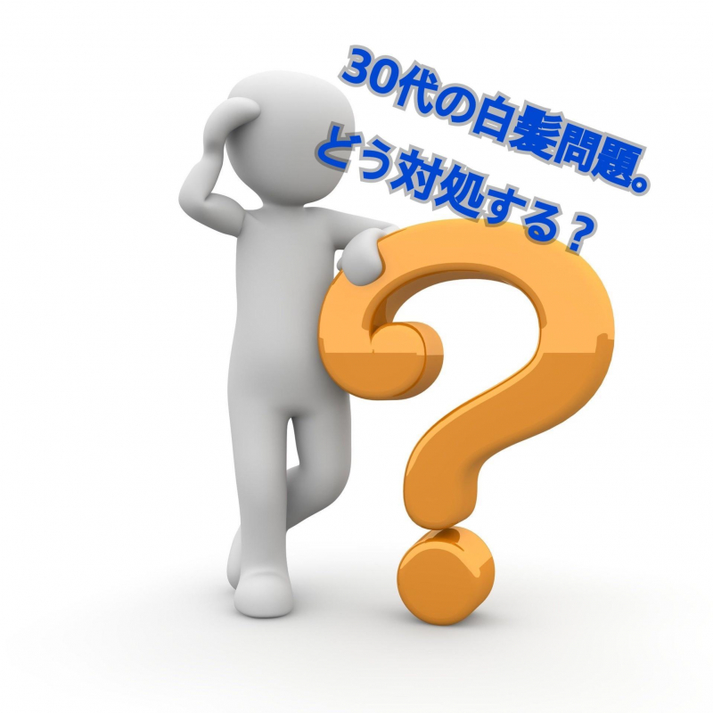 【30代必見！！】白髪の原因と、白髪とどう付き合っていくか！現役美容師が解説します！ 記事のアイキャッチ